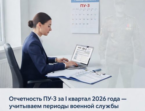Отчетность ПУ-3 за I квартал 2026 года — учитываем периоды военной службы по новым правилам