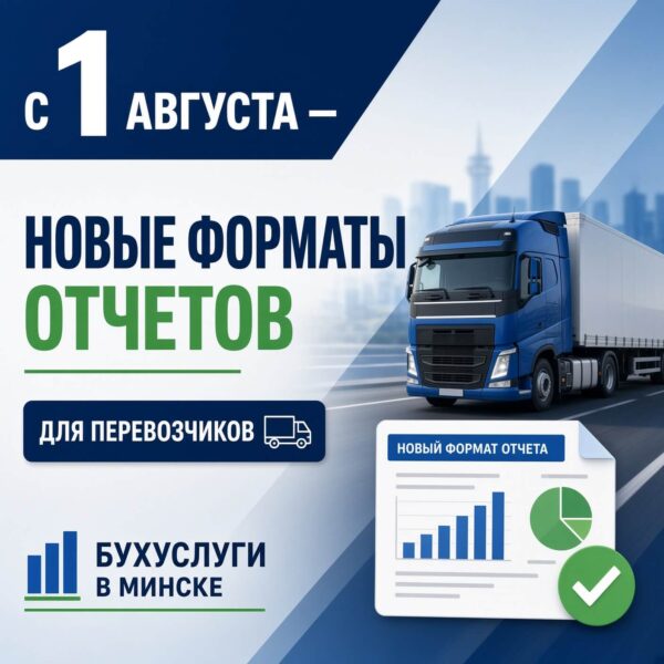 С 1 августа — новые форматы отчетов для перевозчиков